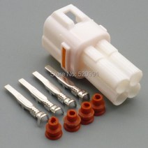 링브로워 유선송풍기 산업용 블로어 엔진 BLOWER 공업용환풍기 Shhworldsea 1sets 4 핀 2.2mm MT090 봉인 된 남성 여성 자동 와이어 커넥터 바이크 오토바이, [01] 1set male