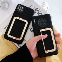 갤럭시 s22 플러스 울트라 블링 골드 사각 버클 핸드 스트랩 그립톡 거치대 스탠드 실리콘 휴대폰 케이스
