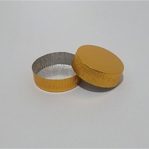 홈베이킹도구 (소량판매)(금박 갈레트 브루통 틀 컵 팬 6cm 20개(YD) 머핀 가레트 쿠키 몰드