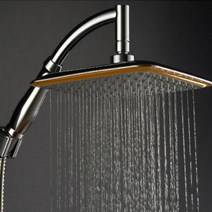 [바보사랑] SP-54수압상승 사각 해바라기 샤워기 헤드 230, 상세 설명 참조