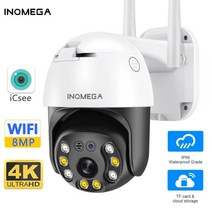 아파트현관 홈cctv 현관문 cctv 홈캠 ip카메라 가정용 AI 자동 추적 비디오 감시 CCTV 스피드 돔 카메라 4K MP 와이파이 IP 야외 무선 PTZ ICSEE HD P2, 4K 8MP X 32GB TF_AU 플러그