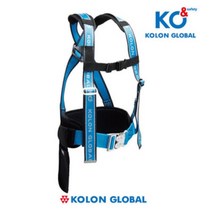코오롱글로벌 보급형 상체식 안전벨트 프리사이즈 산업용안전벨트 산업안전용품/산업용안전벨트/상체식안전벨트, 단일 수량