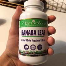 파라다이스허브 바나나리프 250mg 바나나잎 180캡슐