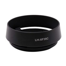 FUJINON XF용 LH-XF35C 알루미늄 합금 렌즈 후드 35mm F2 R WR 블랙 또는 실버, 01 Black