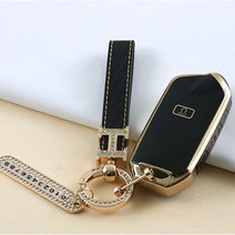 기아 차키 키커버 키링 키홀더 스마트키 TPU 키케이스, KI-10 블랙
