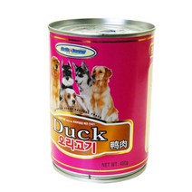 자견 칭찬용 습식사료 오리고기 댕댕이간식 10개 전연령사료 맛있는개사료 퍼피사료