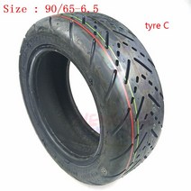 오토바이 타이어 휠 바이크 튜닝11 인치 90/65-6.5 도시 도로 오프로드 타이어 듀얼트론 썬더 전기 스쿠터, 03 1 pcs tyre C