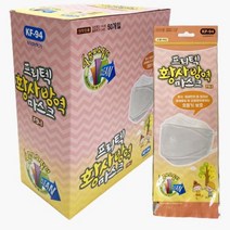 귀편하고 숨쉬기 편한 KF94 소형 100매 개별포장 미세먼지 황사방역 마스크 어린이용 KF94마스크 소형