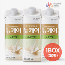 대상웰라이프 뉴케어 구수한맛, 120개, 180ml