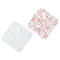 이케아 헤스타게 핸드타올 2P 멀티컬러 25x25x1cm 면100%, 1개