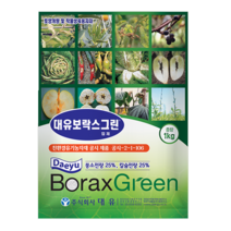 대유 보락스그린 입제 1kg 토양개량 천연붕소 칼슘 친환경 유기농자재 작물생육, 1000g, 1개