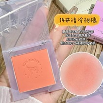 방수 그늘막 밀크 피치 블러쉬 내추럴 소프트 매트 블루 핑크 치크 쉬머 페이스 컨투어 쉐이딩 파우더 방, 04 14