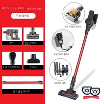 JINGMING 무선청소기 CUTE QUEEN 선물 증정, 001A높은 회색 유럽 중립 색상 상자--브러시리스 모