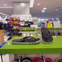 크록스 남여공용 바야밴드 플립 블랙 205393-066