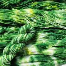 [만수무강] 초록동색 레스터 수퍼워시 핑거링 핸드다잉얀 손염색실