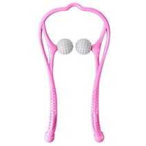 손지압 혈타 합곡혈 플라스틱 압력 포인트 치료 목 Massageador 마사지 손 롤러 어깨 트리거 완화, Type-T-Pink