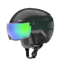 2022 아토믹 Savor GT AMID Visor HD Alpine Ski 헬멧 - Dark Green - Small - NEW