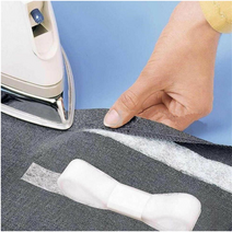 의류 천 재봉 다리미용 접착 테이프 수선 디자이너, 재봉테이프 1cm