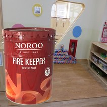 노루 방염페인트 화이어키퍼 유성 투명 18L 소방법 방염필증 DFL-100, 무광, 18000ml, 1개