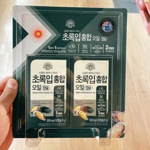 내추럴박스 초록입홍합오일 캡슐 300mg x 30정, 1개, 60정