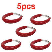 범용 오토바이 타원형 배기 프로텍터는 KTM 먼지 자전거 액세서리 커버 수 있습니다 실리콘 가드 Antihot 250 350 450 500 CC, CHINA, 5pcs red