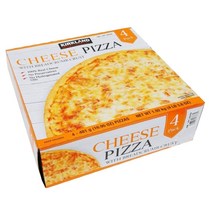 코스트코 커클랜드 치즈 피자 미국 4판 냉동 피자 모짜렐라 1.92kg, 아이스박스+드라이아이스, 4개