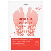 메디올가 메디 아하 닥터피쉬 풋 힐 패치, 10개입, 6개