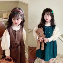 아가꼬 AC2 더블단추 원피스 목폴라세트 수입 여아 남아 아기옷 아동복