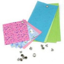 테크빌 만들기재료 메이킹북 똑딱단추 30g 약40세트 학습만들기재료