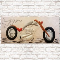 바이크 가죽액자