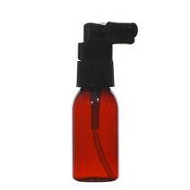 허브스프레이 헤어 스프레이용기 검정 흰색캡 20~500ml, 30ml, 갈색용기 검정캡, 1개
