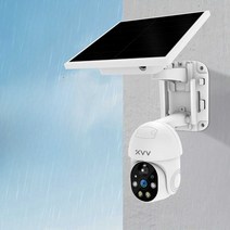 로아이엘 태양광 와이파이 현관 무선 씨씨티비 cctv 감시카메라 카메라, 4G방수파노라마돔15일간의반복녹화5MP4mm