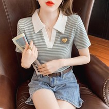YAPOGI여성 여름 티셔츠 반팔티셔츠 여름 반팔 상의 심플 데일리 반팔티