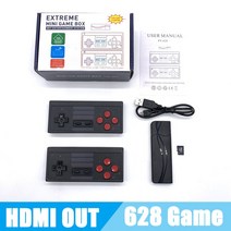 ITINFTEK-무선 비디오 게임 콘솔 4K HD 디스플레이 TV 프로젝터 모니터 클래식 레트로 64GB 10000 더블 컨, CHINA, 628 Games, 01 628 Games