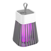 두더지 퇴치 멧돼지 야생동물전기 모기 킬러 램프 led 라이트 플라이 킬러 곤충 킬러, 회색 USB