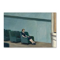 에드워드 호퍼 명화 대형 캔버스 그림 액자, 15. 휴식시간