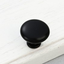 블랙 원형 모던 손잡이 책상 핸들 장롱 가구 도어 싱크대 서랍장 문고리 장식 DIY 교체 엔틱 장농 화장대, 단품