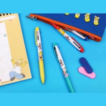 심슨 캐릭터 지워지는 3색볼펜, 바트