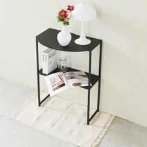 [퍼플뉴] 로사 철제 미니콘솔, 화이트