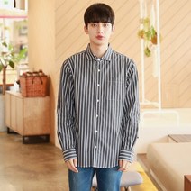 [키작은남자] 베이직 스트라이프 셔츠