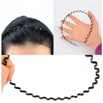 힘찬쇼핑_ 얇은 철사 머리띠 귀 안아픈 편한 남자 헤어 밴드 와이어 머리 악세사리 철