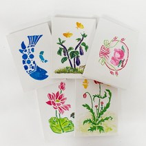 (TD) 판화 캔버스 스컬프쳐 액자 만들기 - 4인세트, T11