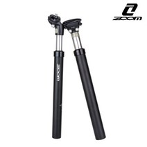 ZOOM 서스펜션 시트포스트 쇼바안장봉 쿠션안장봉, 31.6mm, 1개