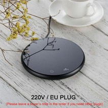 머그워머 전기 보온 컵받침 usb 사무실 홈 데스크 사용 물 전기 음료 보온기 타이머 2 온도 설정, 나는 변환기를 플러그