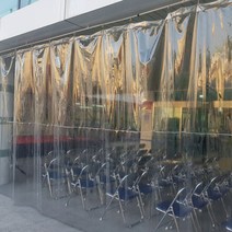 투명비닐천막 PVC 야외 대형 방수 타포린 화물차 천막 바람막이 방수포 부자재 후가공 주문제작, 고급전용가방