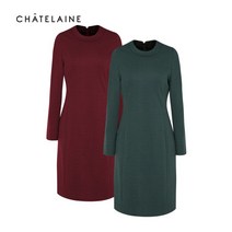 [샤트렌] [롯데홈쇼핑 혜택][정상가 285 000]리본 브로치 원피스