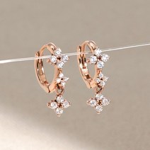 [BEST] 14K 달리아 원터치 링 귀걸이