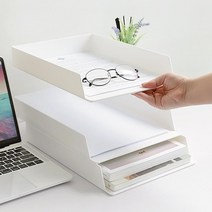 대기실 접수함 서류정리트레이 A4 문서받침대 연구실, 화이트