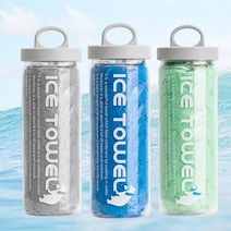 곰돌이 아쿠아 습식 수영 타올 1개+1개 보관케이스포함, 블루, 민트