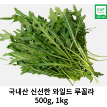 국내산 와일드 루꼴라 500g 1kg 신선보장 국산 신선한 허브채소 샌드위치 샐러드 야채 피자 특급 생루꼴라, 250g, 1개